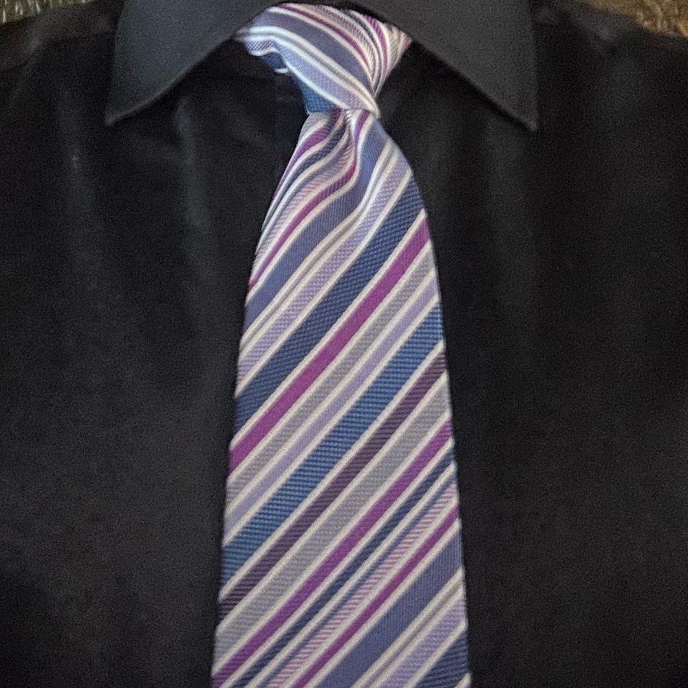 Eton Stripped Silk Tie